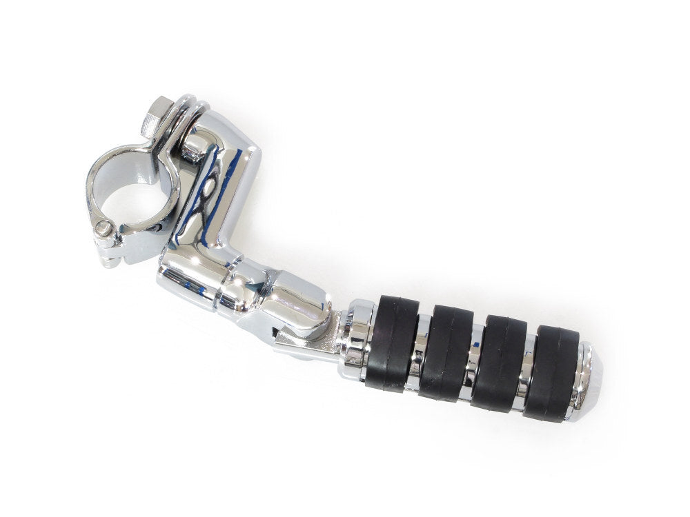 Kuryakyn K7998 ISO Small Footpegs Chrome w/Offset & 1-1/4" Magnum Quick Clamps