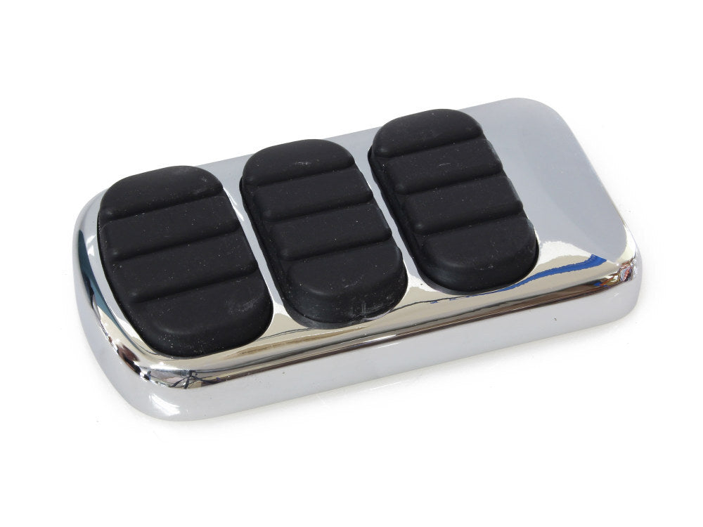 Kuryakyn K8027 ISO Brake Pedal Pad Chrome for Touring 80-Up/FL Softail 86-17/Dyna Switchback 12-16