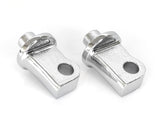 Kuryakyn K8884 Splinded Footpeg Mounts Chrome for Sportster 10-21