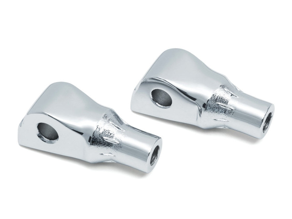 Kuryakyn K8925 Rear Tapered Footpeg Mounts Chrome for Softail 18-Up/Pan America/Sportster S 21-Up