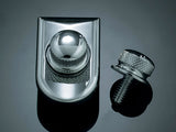 Kuryakyn K9038 1/4"-20 Knurled Seat Release Knob Chrome for H-D 96-Up