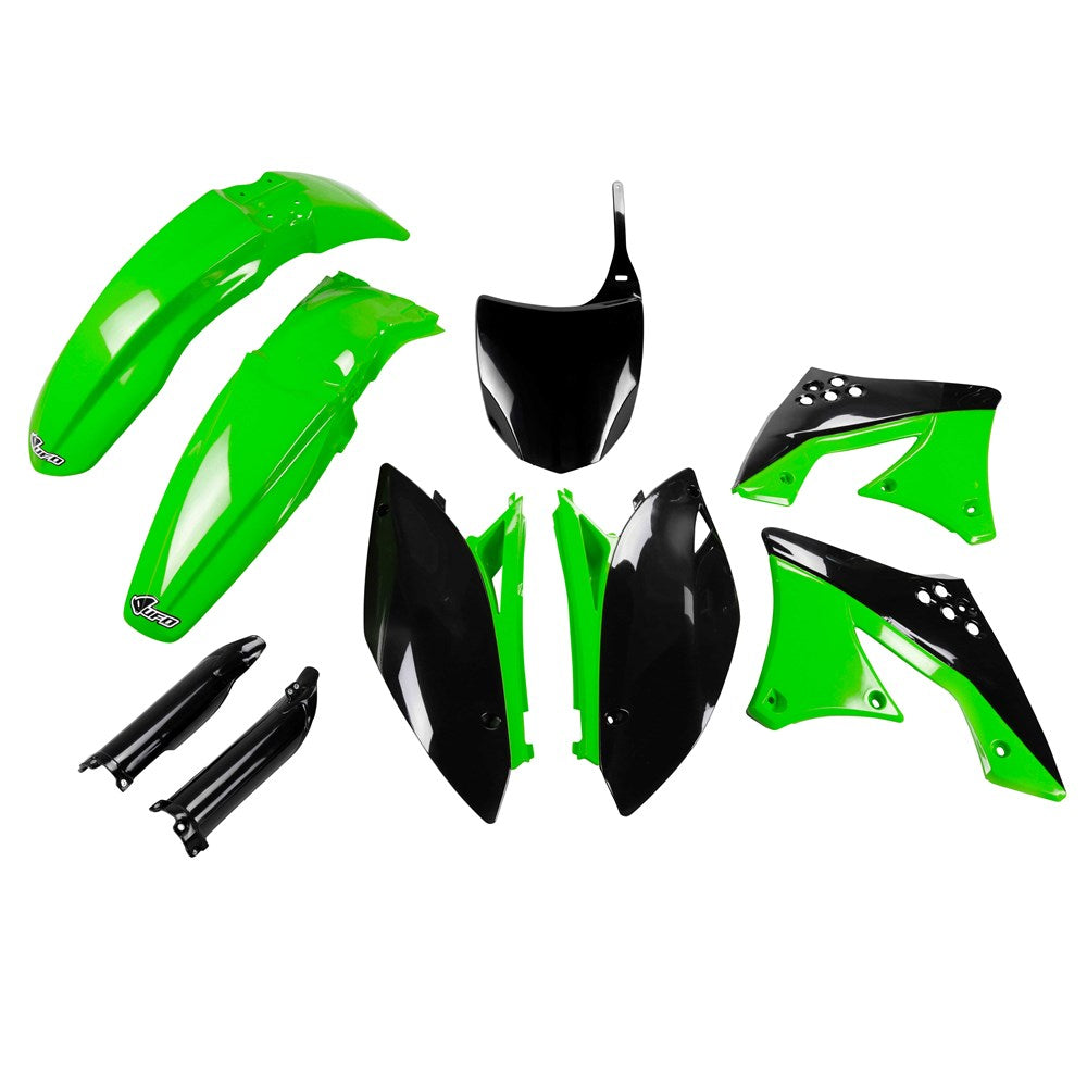 UFO Plastics Kit OEM 2010-2011 Colours for Kawasaki KX250F 10-11