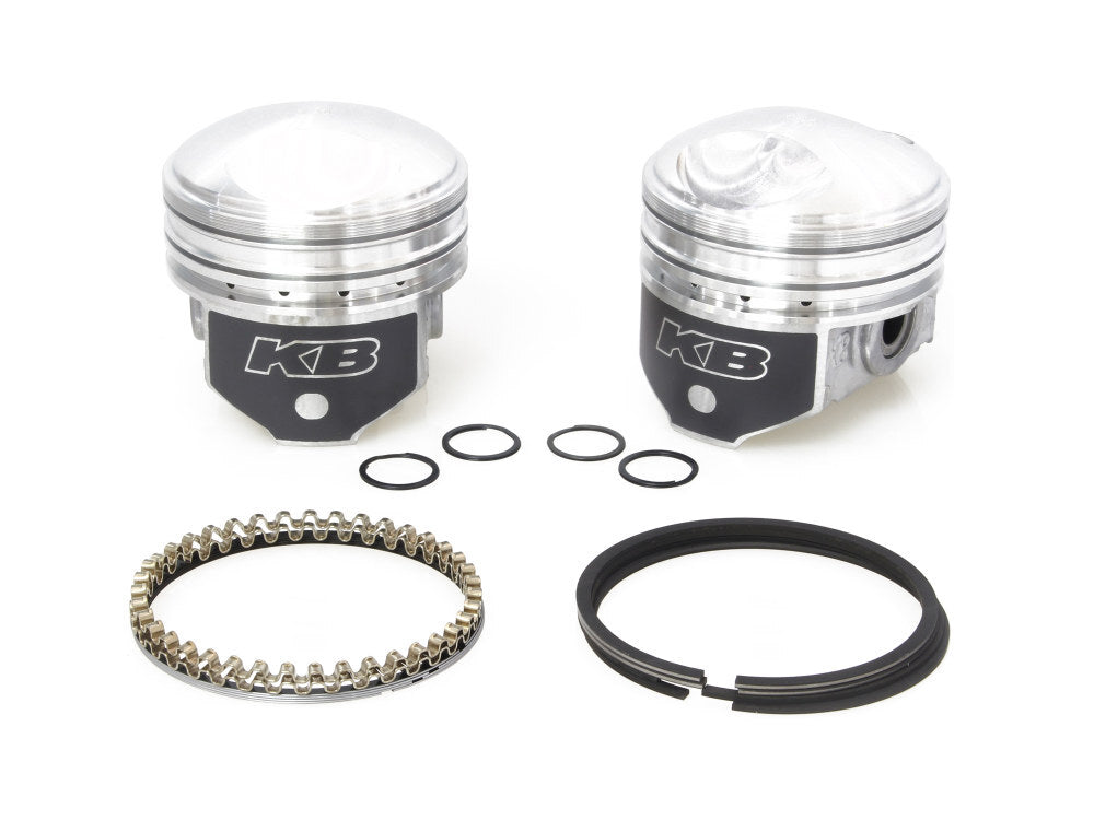 Keith Black Pistons KB263.040 +.040" Pistons w/8.5:1 Compression Ratio for Big Twin 41-79 w/1200cc Engine