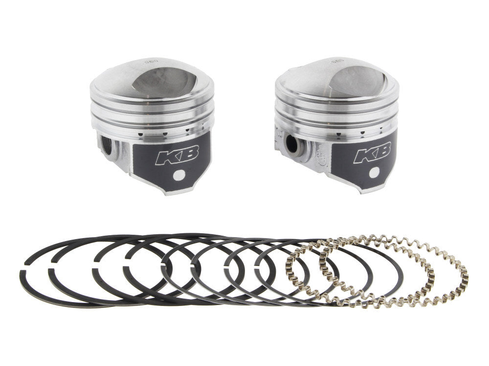 Keith Black Pistons KB263.060 +.060" Pistons w/8.5:1 Compression Ratio for Big Twin 41-79 w/1200cc Engine