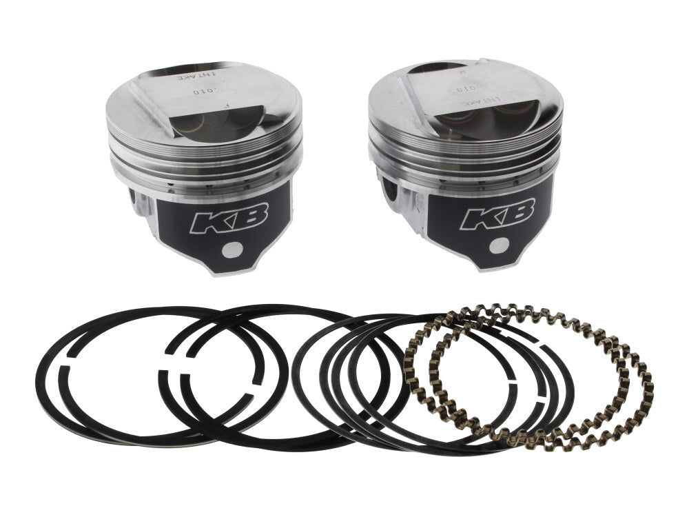 Keith Black Pistons KB266.010 +.010" Dome Top Pistons w/10.5:1 Compression Ratio for Big Twin 84-99 w/Evolution Engine