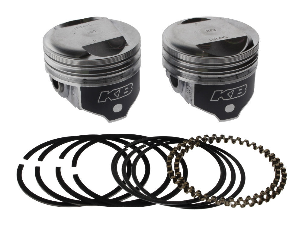 Keith Black Pistons KB266.020 +.020" Dome Top Pistons w/10.5:1 Compression Ratio for Big Twin 84-99 w/Evolution Engine