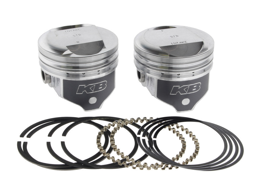 Keith Black Pistons KB266.STD Standard Dome Top Pistons w/10.5:1 Compression Ratio for Big Twin 84-99 w/Evolution Engine