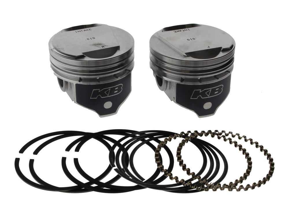 Keith Black Pistons KB305.010 +.010" Dome Top Pistons w/9.6:1 Compression Ratio for Big Twin 84-99 w/Evolution Engine