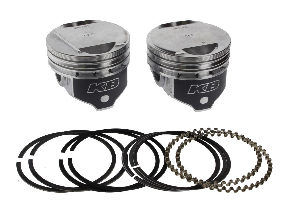 Keith Black Pistons KB305.040 +.040" Dome Top Pistons w/9.6:1 Compression Ratio for Big Twin 84-99 w/Evolution Engine