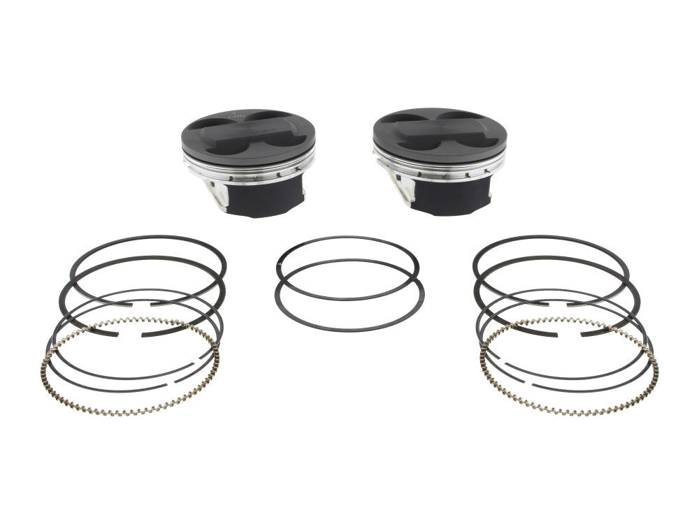 Keith Black Pistons KB576LCA.STD Standard Pistons w/11.4:1 Compression Ratio for Milwaukee-Eight Touring 17-Up/Softail 18-Up w/Big Bore 107ci to 124ci