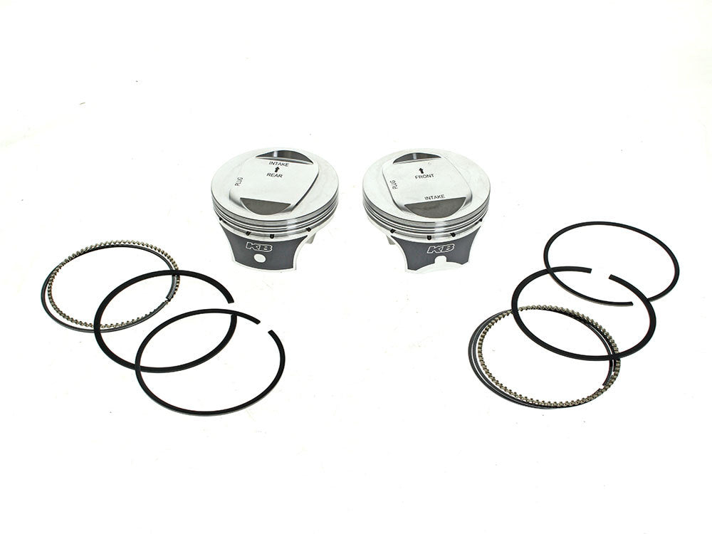 Keith Black Pistons KB661C.010 Dome Top +.010" Pistons w/10.0:1 Compression Ratio for CVO Twin Cam 07-17 w/110ci Engine & S Models w/110ci Engines