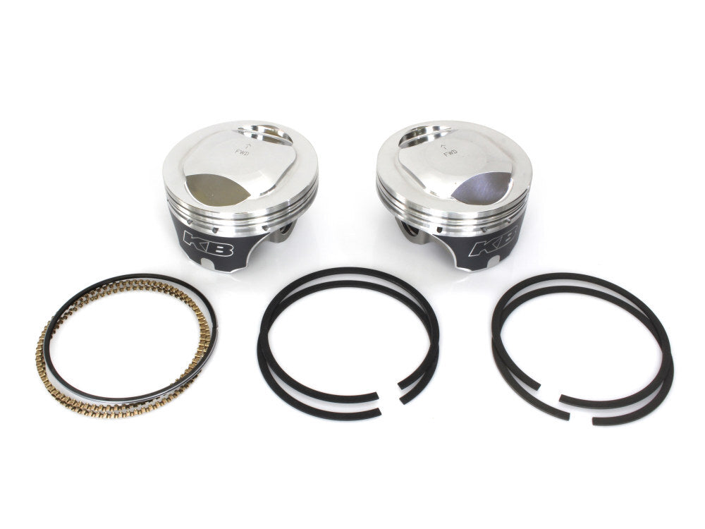 Keith Black Pistons KB906C.010 +.010" Dome Top Pistons w/10.5:1 Compression Ratio for Twin Cam 99-06 88ci to 95ci Conversion