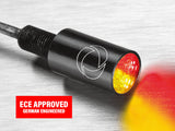 Kellermann KEL-156500 Atto DF Integral LED Turn Signal Black w/Amber Turn Red Run/Brake