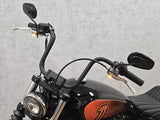 Kellermann KEL-187110 Dash A Under Perch Turn Signal Left Black for Softail 15-Up/Touring 09-Up Models w/Cable Clutch