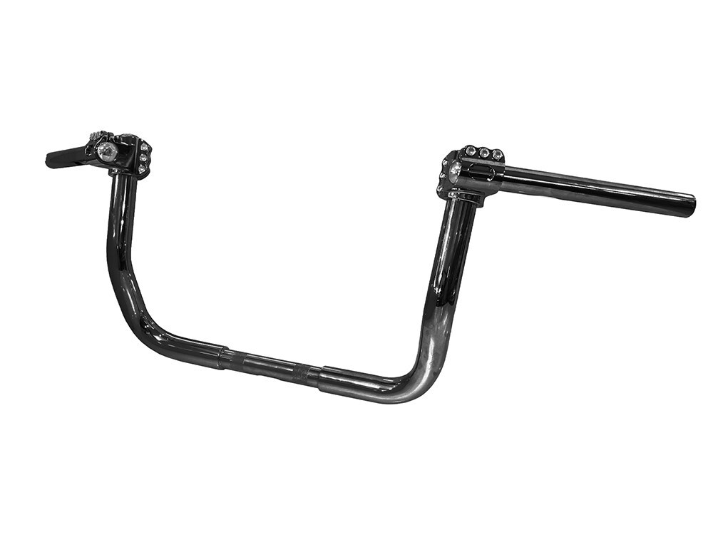 Klock Werks KKC-0601-3001 Klip Hanger 10" Handlebars Black for Ultra/Street Glide 14-up