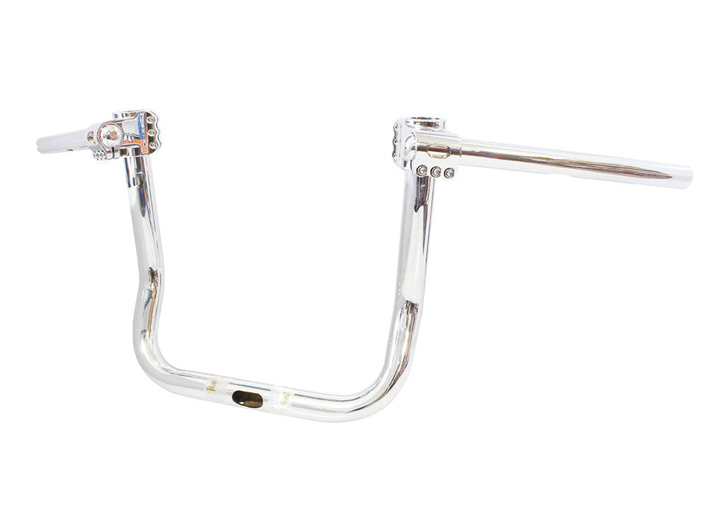 Klock Werks KKC-0601-3126 KlipHanger 10" x 1-1/4" Handlebar Chrome for Road Glide 15-23/Road King Special 15-Up