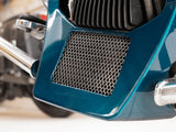 Klock Werks KKC-0713-0256 Oil Cooler Guard Chrome for most Harley-Davidson Touring 17-24
