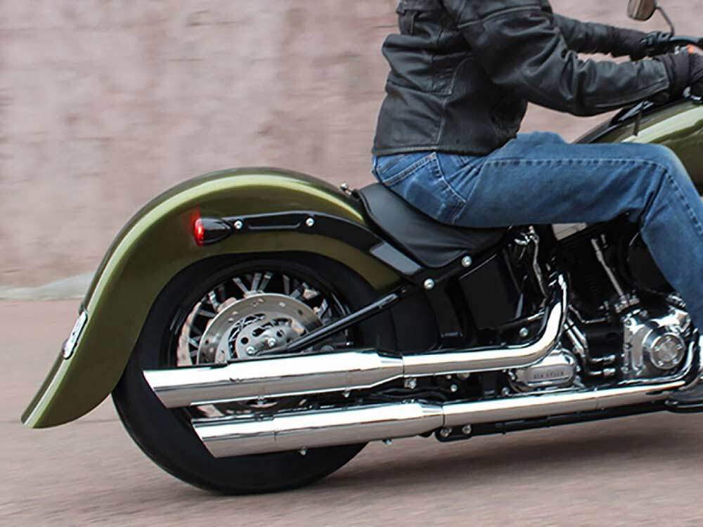 Klock Werks KKC-1401-0580 Stretched 4" Extended Rear Fender Frenched for Softail Slim 12-17