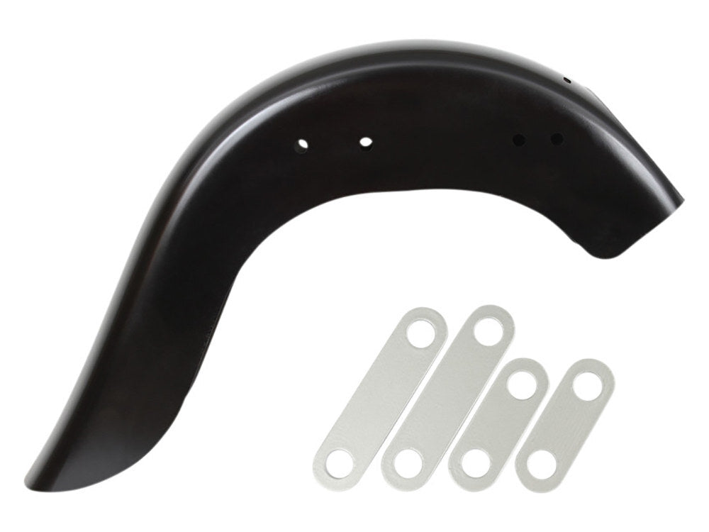 Klock Werks KKC-1401-0676 Stretched 4" Extended Smooth Rear Fender for Softail Heritage/Deluxe 18-Up