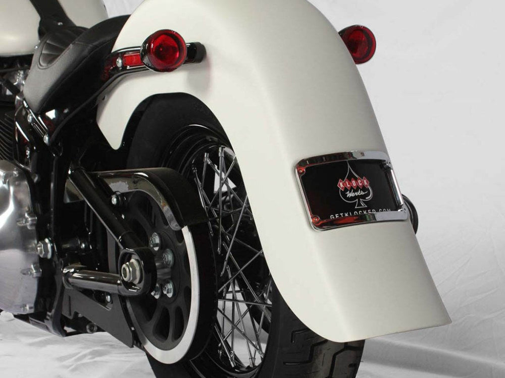 Klock Werks KKC-1401-0712 Stretched 4" Extended Frenched Rear Fender for Softail Slim 18-Up