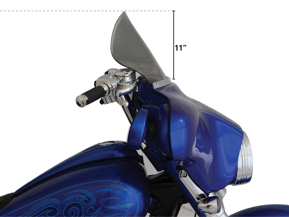 Klock Werks KKC-2310-0225 11.5" Flare Windshield Tint for Electra Glide/Street Glide 96-13