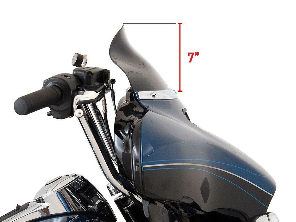 Klock Werks KKC-2310-0473 6.5" Flare Windshield Tinted for Electra Glide/Street Glide/Tri Glide 14-23