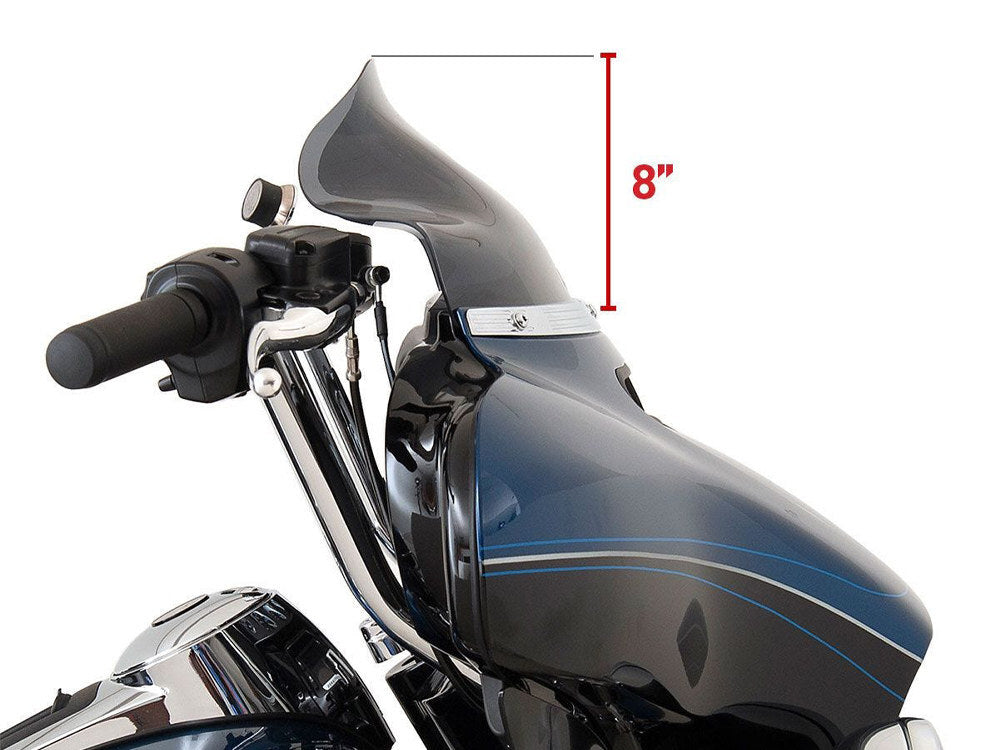 Klock Werks KKC-2310-0476 8.5" Flare Windshield Tinted for Electra Glide/Street Glide/Tri Glide 14-23