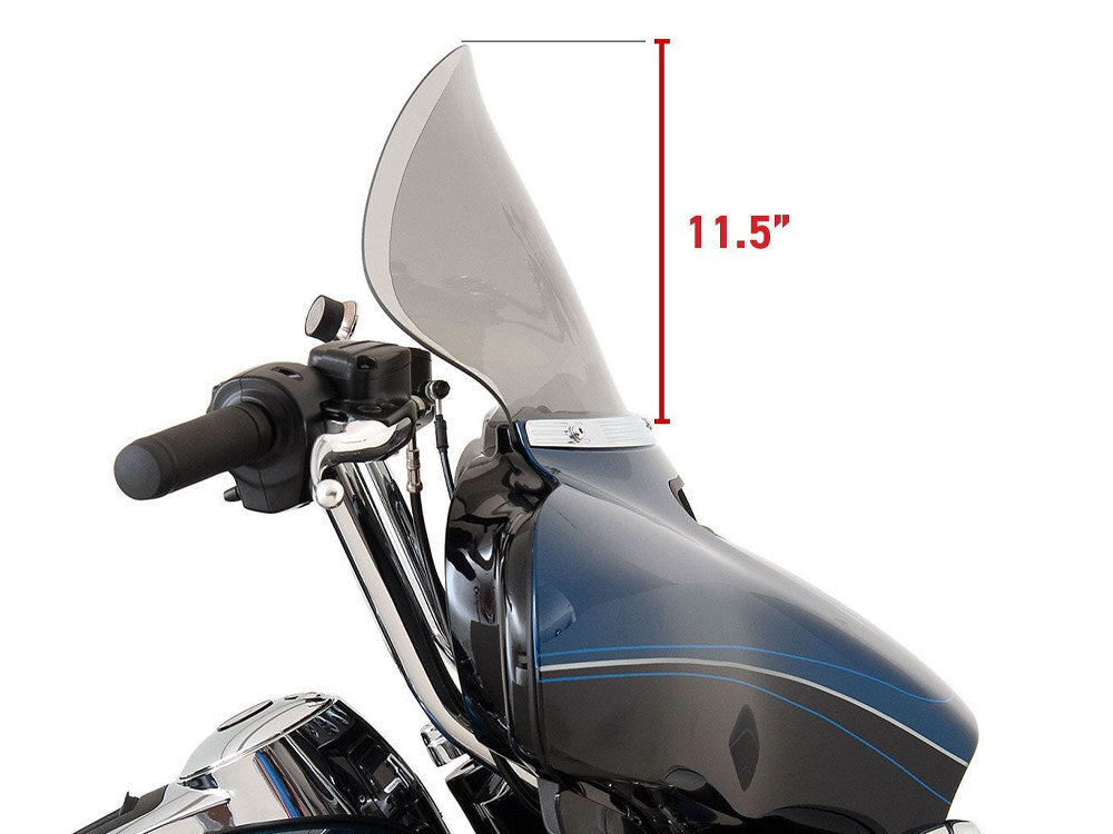 Klock Werks KKC-2310-0478 11.5" Flare Windshield Tinted for Electra Glide/Street Glide/Tri Glide 14-23