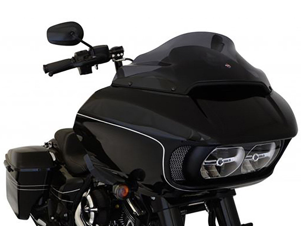 Klock Werks KKC-2310-0581 9" Sports Flare Windshield Dark Smoke Tint for Road Glide 15-23