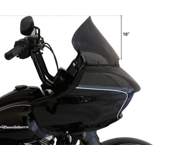 Klock Werks KKC-2310-0584 12" Pro-Touring Flare Windshield Dark Smoke Tint for Road Glide 15-23