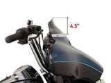 Klock Werks KKC-2310-0673 4" Super Low Flare Windshield Dark Smoke for Electra Glide/Street Glide/Tri Glide 14-23