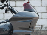 Klock Werks KKC-2310-0832 6" Flare Windshield Red for Harley-Davidson Low Rider ST 22-Up