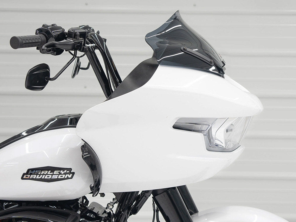 Klock Werks KKC-2310-0853 10" Sports Flare Windshield Black for CVO Road Glide 23-Up/Road Glide 24-Up