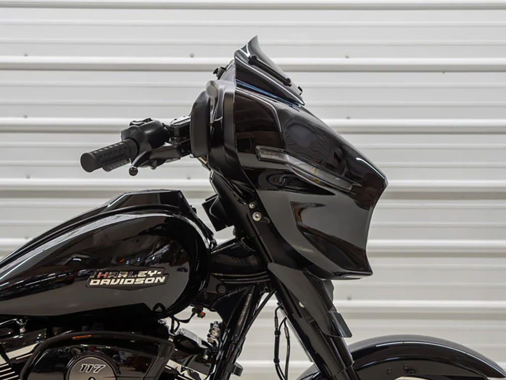 Klock Werks KKC-2310-0944 6.5" Flare Windshield Dark Smoke for Harley-Davidson CVO Street Glide 23-Up/Street Glide 24-Up