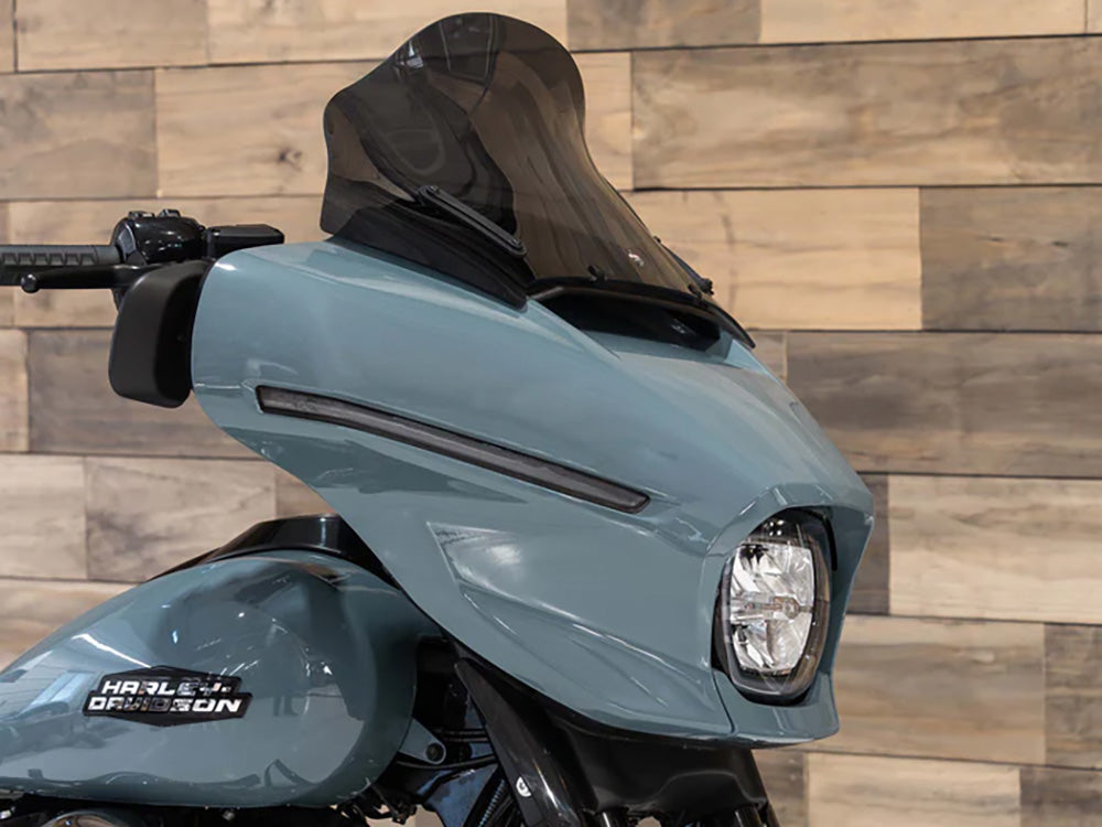 Klock Werks KKC-2310-0958 12" Flare Windshield Dark Smoke for Harley-Davidson CVO Street Glide 23-Up/Street Glide 24-Up
