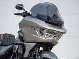 Klock Werks KKC-2310-0960 15" Pro-Touring Flare Windshield Dark Smoke for Harley-Davidson CVO Road Glide 23-Up/Road Glide 24-Up