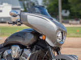 Klock Werks KKC-2312-1511 9" Flare Windshield Dark Smoke for Indian PowerPlus Chieftain/Roadmaster 25-Up Models