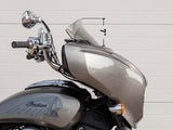 Klock Werks KKC-2312-1511 9" Flare Windshield Dark Smoke for Indian PowerPlus Chieftain/Roadmaster 25-Up Models