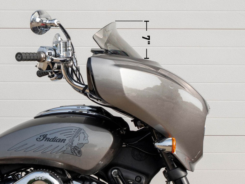 Klock Werks KKC-2312-1512 9" Flare Windshield Tint for Indian PowerPlus Chieftain/Roadmaster 25-Up Models