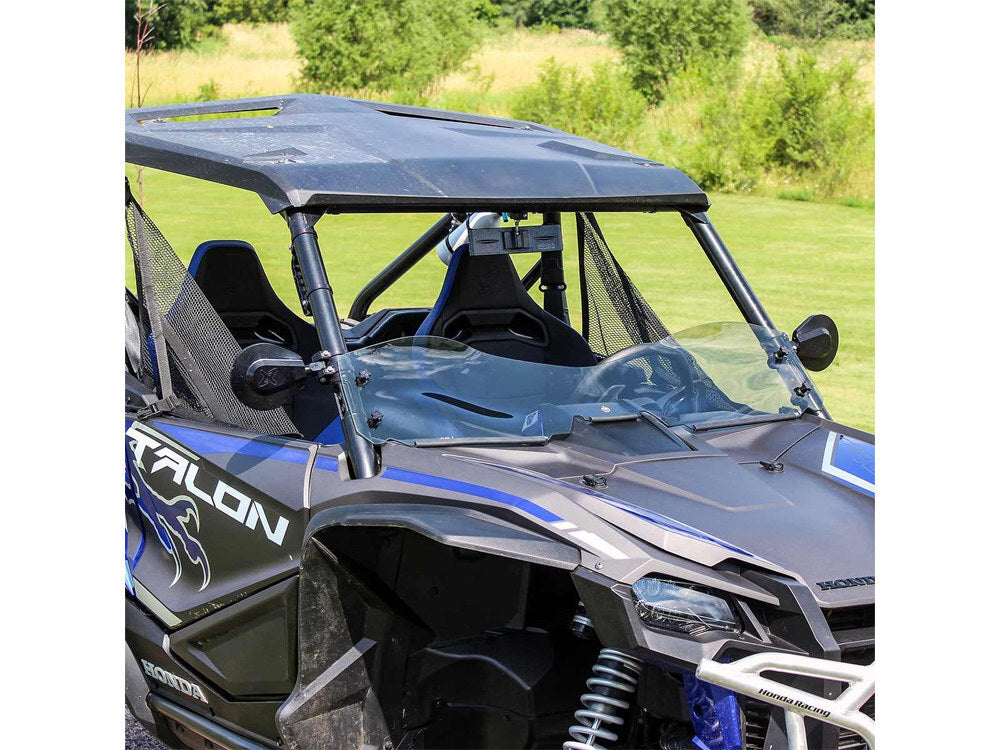 Klock Werks KKC-2317-0444 UTV Flare Windshield Dark Smoke for Honda Talon 19-Up