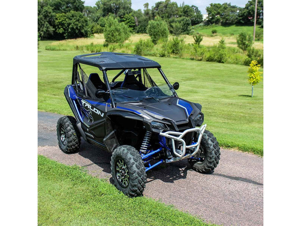 Klock Werks KKC-2317-0444 UTV Flare Windshield Dark Smoke for Honda Talon 19-Up