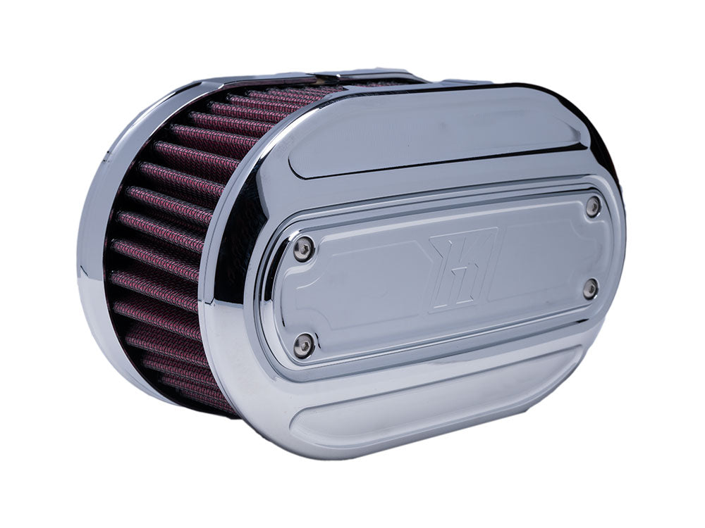 Kodlin KM-K29247 Oval Air Cleaner Kit Chrome for CVO Touring 23-Up/Street Glide/Road Glide 24-Up