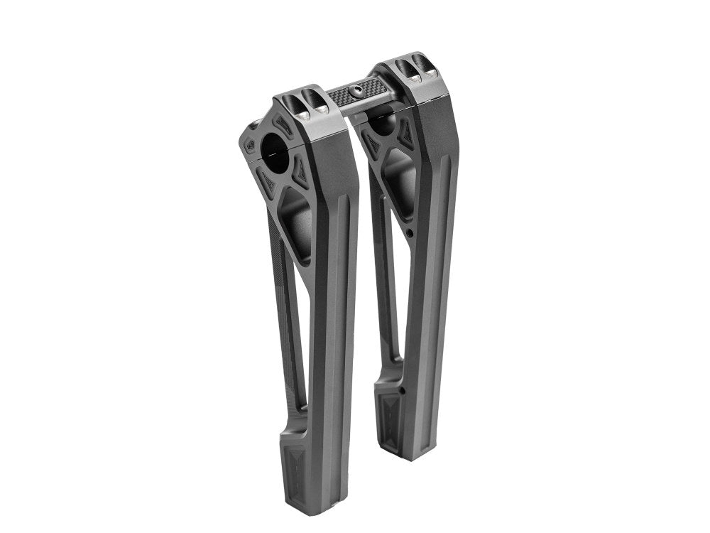 Kodlin KM-K55127 10" Straight Fastback Risers Black