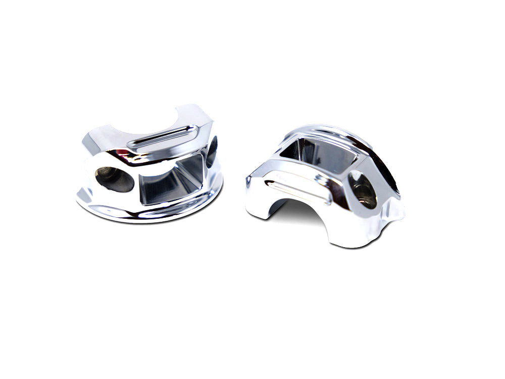 Kodlin KM-K56243 Clutch & Brake Perch Clamp Chrome for Softail 18-Up