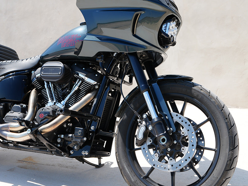 Kodlin KM-K59517 Front Engine Guard Crash Bar Black for Harley-Davidson Softail 25-Up w/Mid Mounts