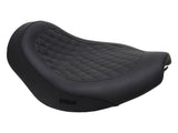 Kodlin KM-K59660 Fred Kodlin Diamond Stitch Solo Seat Black for Softail Breakout/Fatboy w/Kodlin Fuel Tank & Rear Fender