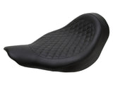 Kodlin KM-K59661-L Fred Kodlin Diamond Stitch Solo Seat Black for Softail Fat Boy w/OEM Fuel Tank & Kodlin Rear Fender