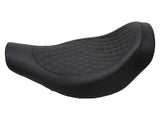 Kodlin KM-K59662-S Fred Kodlin Diamond Stitch Solo Seat Black for Softail Breakout w/OEM Fuel Tank & Kodlin Rear Fender