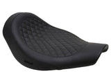 Kodlin KM-K59662-S Fred Kodlin Diamond Stitch Solo Seat Black for Softail Breakout w/OEM Fuel Tank & Kodlin Rear Fender