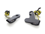 Kodlin KM-K68458 Elypse Under Perch Turn Signals Black for Softail 15-Up/Touring 09-Up Models w/Cable Clutch